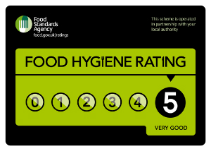 5 Star Food Hygiene Rating